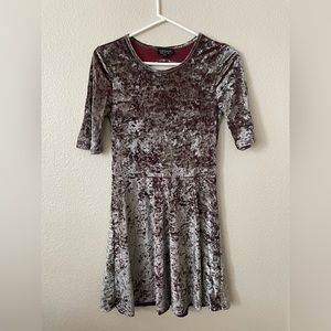 Velvet dress, very pretty and so versatile